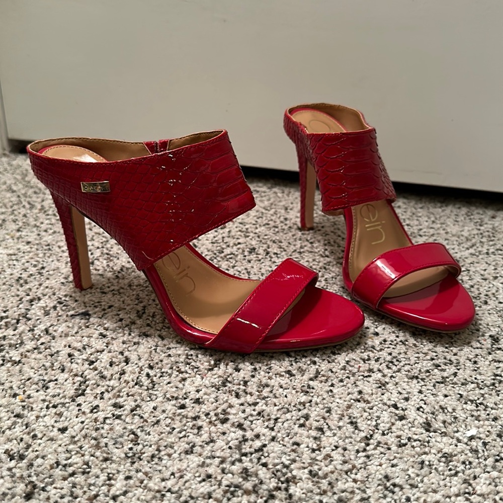 Calvin Klein true red heels